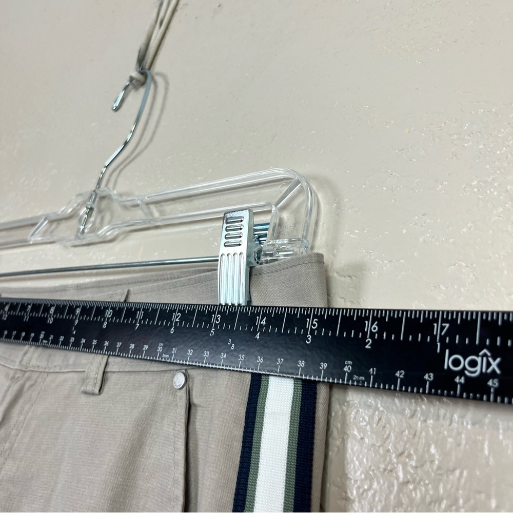 Athleta Summit Cargo Pants Mid-Rise‎ Side Stripe Outdoor Hiking Beige Women's 2 - Picture 12 of 14